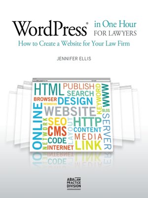 cover image of WordPress in One Hour for Lawyers